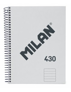 CUADERNO ESPIRAL A5 LÍNEAS 430 VERDE MENTA (Milán)