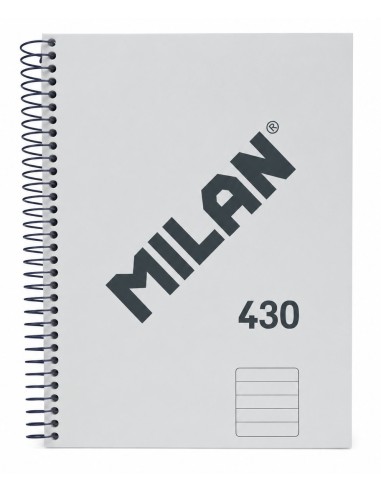 CUADERNO ESPIRAL A5 LÍNEAS 430 VERDE MENTA (Milán)