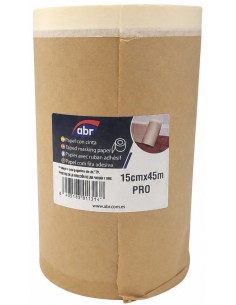 PAPEL CON CINTA 15x45 mt  PRO ALBA RULO