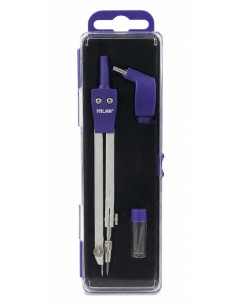 ESTUCHE COMPÁS AZUL ADAPTADOR UNIVERSAL cód.11101B (Milán)