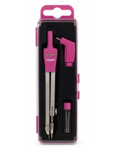ESTUCHE COMPÁS ROSA ADAPTADOR UNIVERSAL cód.11101P (Milán)