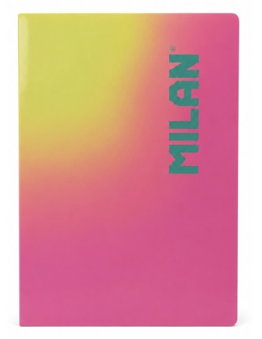 LIBRETA A4 SUNSET ROSA CUADRÍCULA 48hojas 95gr (Milán)