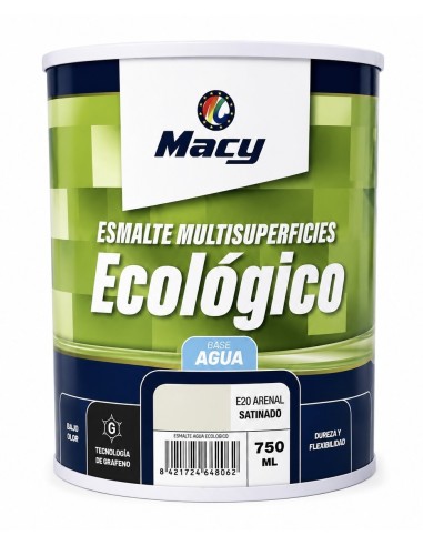 ESMALTE ECOLÓGICO SATINADO ARENAL 750ml (Macy)