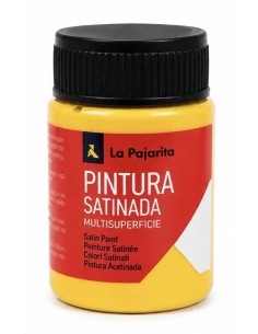 PINTURA LA PAJARITA SATINADA AMARILLO ORO L-02 35ml 2