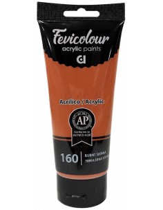 PINTURA ACRÍLICA FEVICOLOUR TIERRA SIENA TOSTADA Nº160 200ml