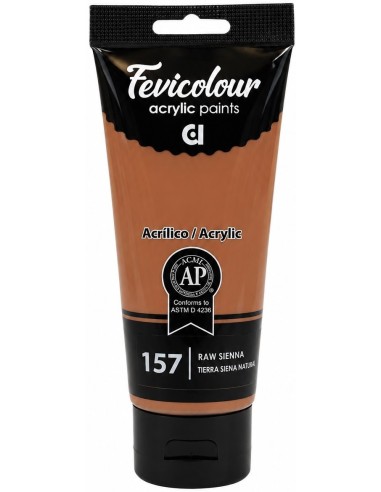 PINTURA ACRÍLICA FEVICOLOUR TIERRA SIENA NATURAL Nº157 200ml
