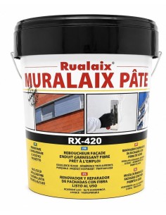 RX-420 MASILLA EXTERIOR C/FIBRA RENOVADOR RUALAIX PATE 5kg Baixens