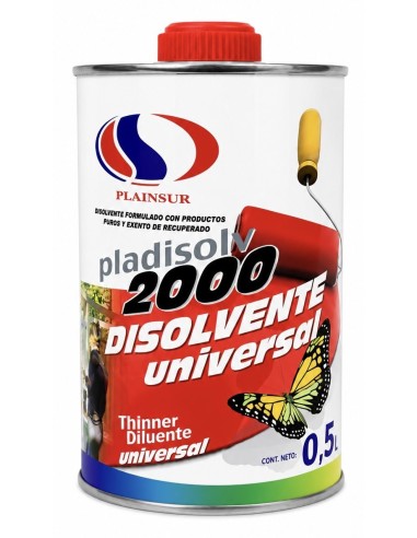 DISOLVENTE UNIVERSAL2000  500ml PLAINSUR