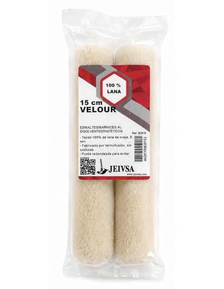 PACK RECAMBIO RODILLO VELOUR 15 cm ref.82815 JEIVSA