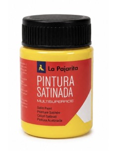 PINTURA LA PAJARITA SATINADA AMARILLO LIMÓN L-1 35ml 2