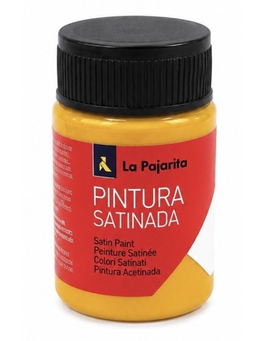 PINTURA LA PAJARITA SATINADA AMARILLO MEDIO L-27  35ml