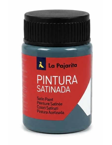 PINTURA LA PAJARITA SATINADA AZUL METAL L-34  35ml