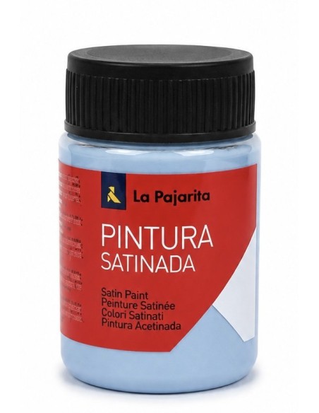PINTURA LA PAJARITA SATINADA AZUL PASTEL L-14  35ml