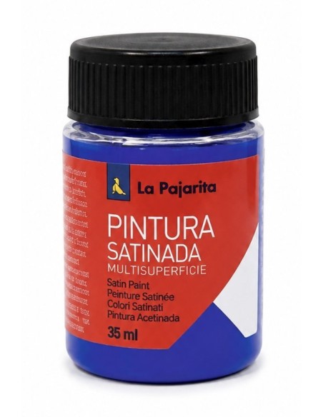 PINTURA LA PAJARITA SATINADA AZUL ULTRAMAR L-11 35ml