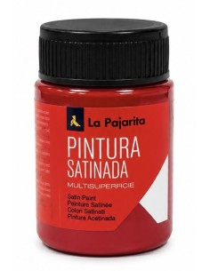 PINTURA LA PAJARITA SATINADA CARMÍN L-09 35ml