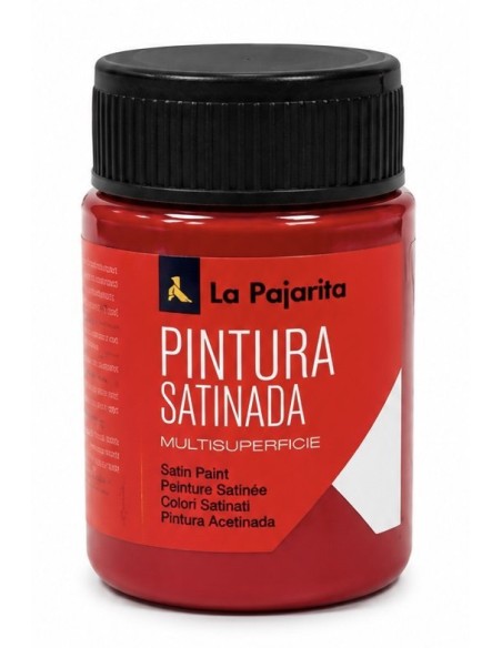 PINTURA LA PAJARITA SATINADA CARMÍN L-09 35ml