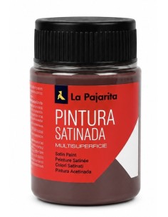 PINTURA LA PAJARITA SATINADA CASTAÑO L-32  35ml
