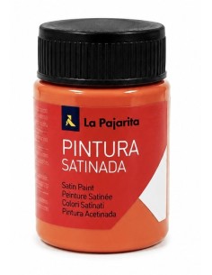 PINTURA LA PAJARITA SATINADA NARANJA L-06 35ml 2