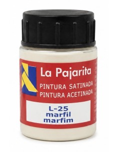 PINTURA LA PAJARITA SATINADA MARFIL L-25  35ml