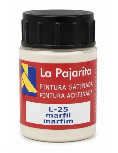 PINTURA LA PAJARITA SATINADA MARFIL L-25  35ml