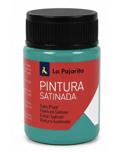 PINTURA LA PAJARITA SATINADA VERDE MANIGUA L-18  35ml
