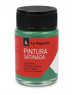 PINTURA LA PAJARITA SATINADA VERDE VIVO L-17  35ml
