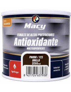 ESMALTE ANTIOXIDANTE BRILLO PARDO 723   250ml ALTAS PRESTACIONES (Macy)
