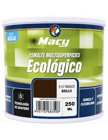 ESMALTE ECOLÓGICO BRILLO TABACO E13  250ml (Macy)