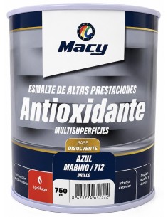 ESMALTE ANTIOXIDANTE BRILLO AZUL MARINO 712   750ml ALTAS PRESTACIONES (Macy)