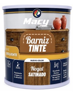 BARNIZ TINTE SATINADO NOGAL 125ml (Macy)