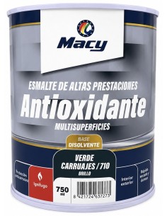 ESMALTE ANTIOXIDANTE BRILLO VERDE CARRUAJES 710   750ml ALTAS PRESTACIONES (Macy)