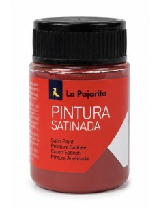 PINTURA LA PAJARITA SATINADA ÓXIDO ROJO L-08 35ml
