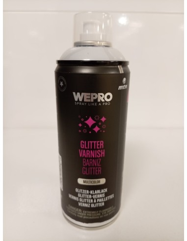 SPRAY BARNIZ GLITTER MULTICOLOR 400ml MONTANA