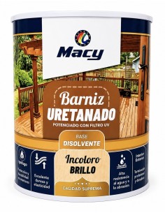 BARNIZ URETANADO INCOLORO BRILLO 750ml (Macy) 2