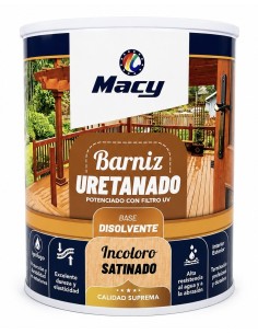 BARNIZ URETANADO INCOLORO SATINADO 750ml (Macy) 2