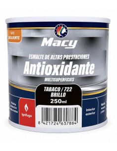 ESMALTE ANTIOXIDANTE BRILLO TABACO 722   250ml ALTAS PRESTACIONES (Macy) 2