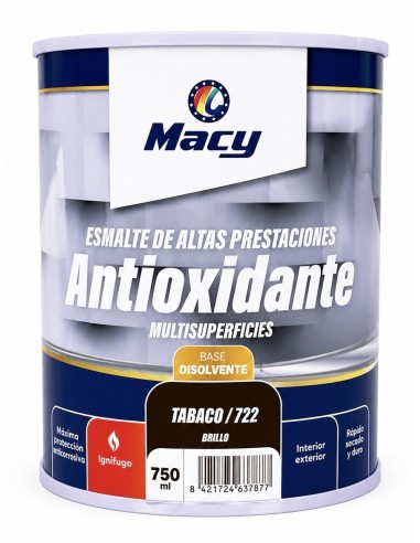 ESMALTE ANTIOXIDANTE BRILLO TABACO 722   750ml ALTAS PRESTACIONES (Macy)