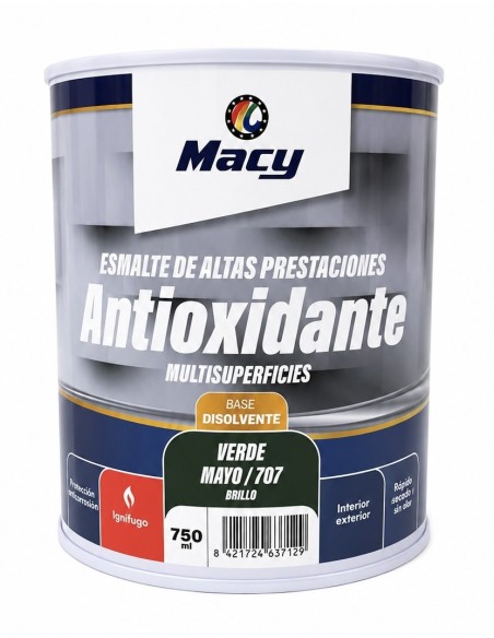 ESMALTE ANTIOXIDANTE BRILLO VERDE MAYO 707   750ml ALTAS PRESTACIONES (Macy)