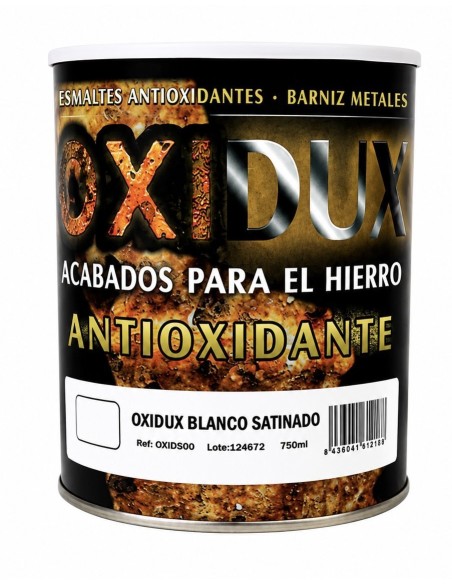 OXIDUX ESMALTE ANTIOXIDANTE SATINADO BLANCO 750ml (Nupinsur)