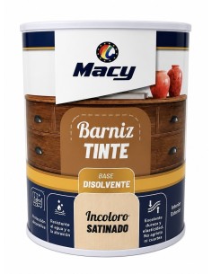 BARNIZ TINTE SATINADO INCOLORO 375ml (Macy)