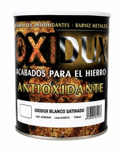 OXIDUX ESMALTE ANTIOXIDANTE SATINADO BLANCO 750ml (Nupinsur)