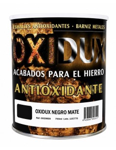 ESMALTE ANTIOXIDANTE OXIDUX MATE NEGRO 750ml (Nupinsur)