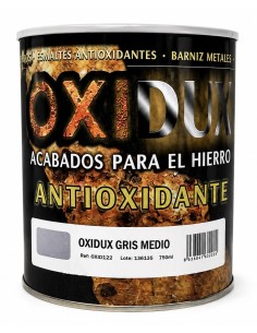 ESMALTE ANTIOXIDANTE OXIDUX BRILLO GRIS MEDIO 750ml (Nupinsur) 2