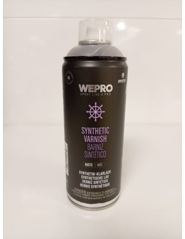 SPRAY BARNIZ SINTÉTICO MATE 400 ml MONTANA