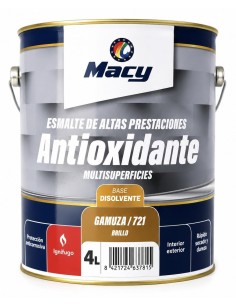 ESMALTE ANTIOXIDANTE BRILLO GAMUZA 721  4lt ALTAS PRESTACIONES (Macy)