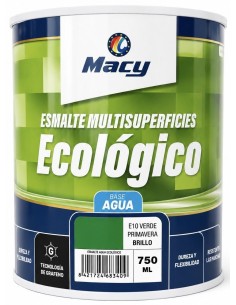 ESMALTE ECOLÓGICO BRILLO VERDE PRIMAVERA 750ml (Macy)