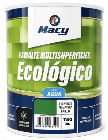 ESMALTE ECOLÓGICO BRILLO VERDE PRIMAVERA 750ml (Macy)