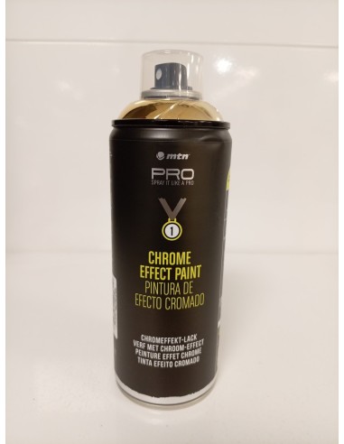 SPRAY EFECTO CROMADO ORO 400ml (Montana)