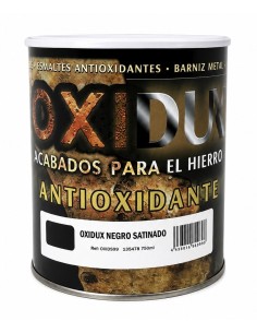 OXIDUX ESMALTE ANTIOXIDANTE SATINADO NEGRO 750ml (Nupinsur)