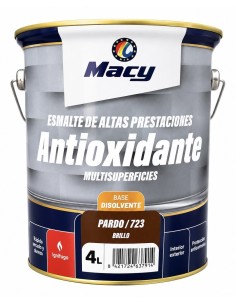 ESMALTE ANTIOXIDANTE BRILLO PARDO 723  4lt ALTAS PRESTACIONES (Macy)